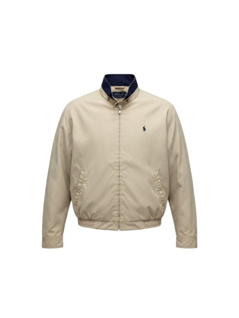 Polo Ralph Lauren Mens Beige Harrington Full-Zip Jacket XL